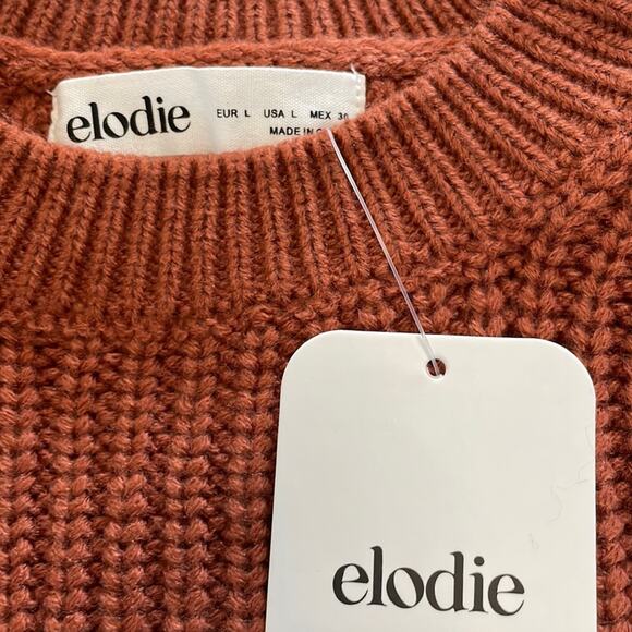 Elodie - NWT Crewneck Cropped Sweater - Picture 9 of 10